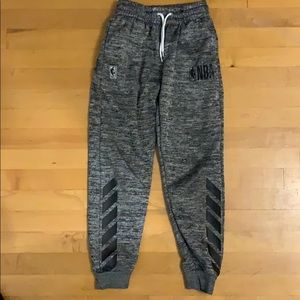 NBA basketball athletic pants boys medium